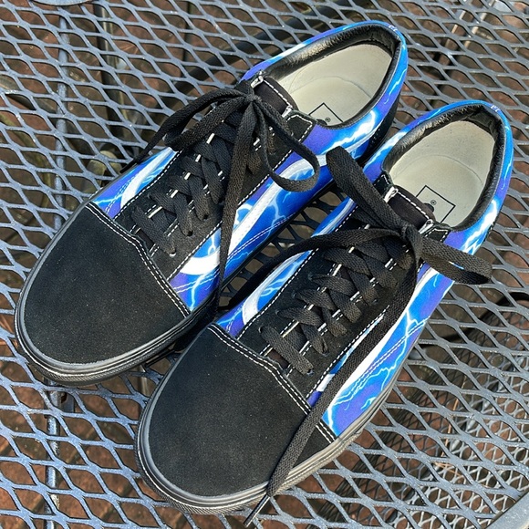 Vans Old Skool 'Lightning - Blue Men’s Size 11.5 - Picture 2 of 16